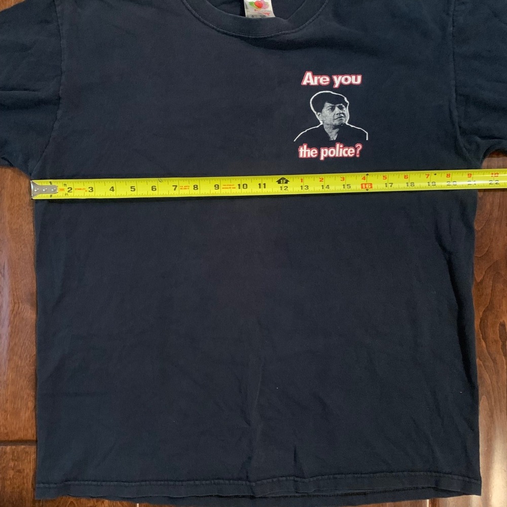 2009 Blues Brothers Borger Band‎ Fruit of the Loom Graphic T-Shirt Black Mens L - Picture 5 of 6